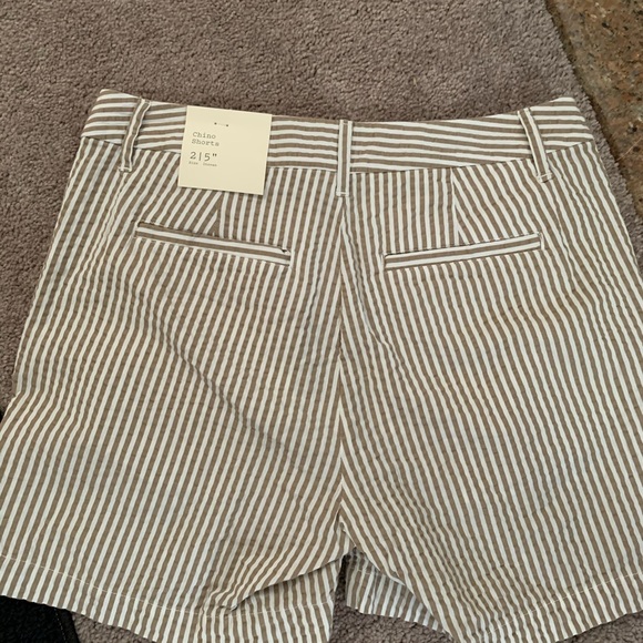 NEW! Chino striped shorts with tags - Picture 1 of 7